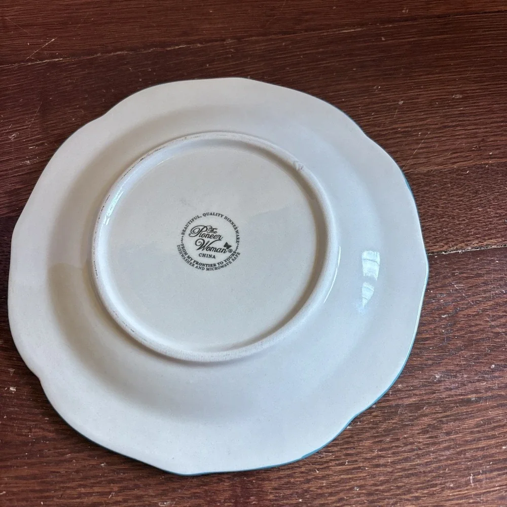 The Pioneer‎ Woman Salad Plate Vintahr Bloom Scalloped 8.5in Replacement